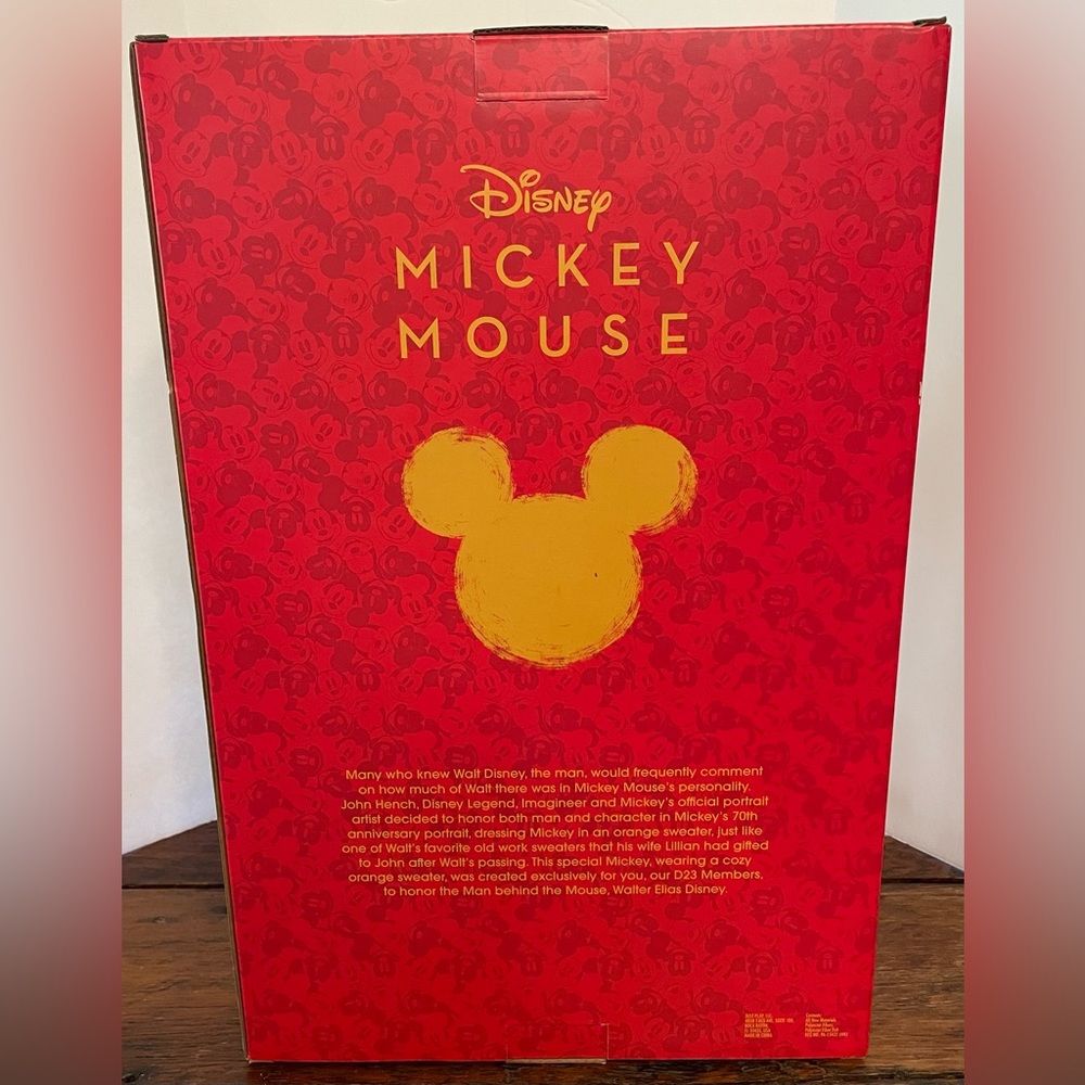🏰D23 Disney Year Of The Mouse Collector Plush “A Man & His Mouse” D23 Exclusive - Picture 13 of 13